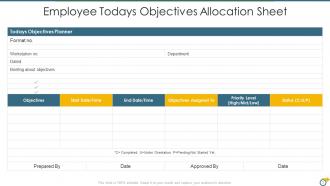 Todays Objectives Powerpoint PPT Template Bundles