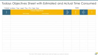 Todays Objectives Powerpoint PPT Template Bundles