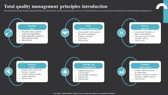 Total Quality Management Principles Introduction