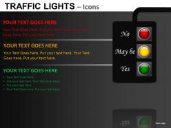 Traffic lights icons powerpoint presentation slides db