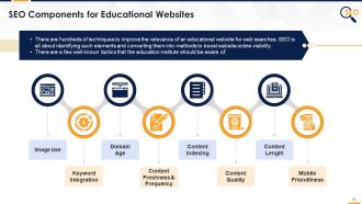 SEO Strategies For Different Industries Training Module On Search Engine Optimisation Edu Ppt