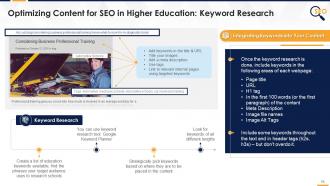 SEO Strategies For Different Industries Training Module On Search Engine Optimisation Edu Ppt