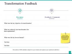 Transformation Approach Powerpoint Presentation Slides