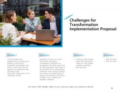 Transformation Implementation Proposal Powerpoint Presentation Slides