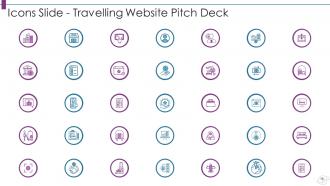 Travelling website pitch deck ppt template