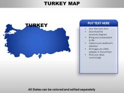 Turkey country powerpoint maps