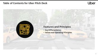 Uber pitch deck ppt template