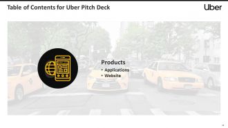 Uber pitch deck ppt template