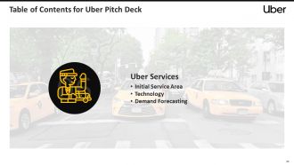 Uber pitch deck ppt template