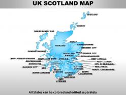 Uk scotland country powerpoint maps