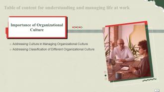 Understanding And Managing Life At Work Powerpoint Presentation Slides Engaging Researched