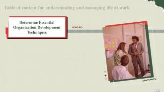 Understanding And Managing Life At Work Powerpoint Presentation Slides Images Designed