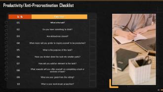 Understanding Procrastination And Strategies To Deal With IT Training Ppt