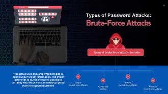 Understanding Types of Cyber Attacks Training Ppt Captivating Aesthatic