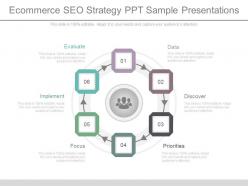 Unique ecommerce seo strategy ppt sample presentations