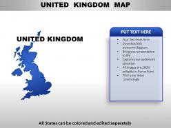 United kingdom country powerpoint maps