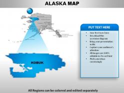 Usa alaska state powerpoint maps