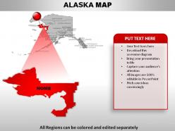 Usa alaska state powerpoint maps