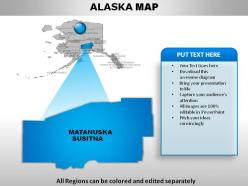 Usa alaska state powerpoint maps