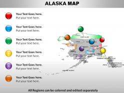 Usa alaska state powerpoint maps