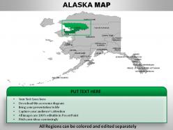 Usa alaska state powerpoint maps