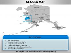 Usa alaska state powerpoint maps