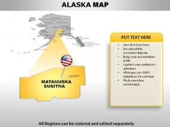 Usa alaska state powerpoint maps