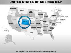 Usa colorado state powerpoint maps