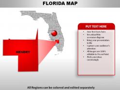 Usa florida state powerpoint maps