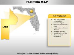 Usa florida state powerpoint maps