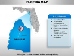 Usa florida state powerpoint maps