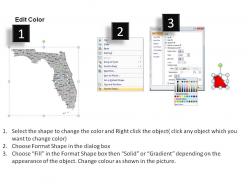 Usa florida state powerpoint maps