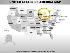 Usa michigan state powerpoint maps