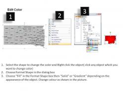 Usa south dakota state powerpoint maps