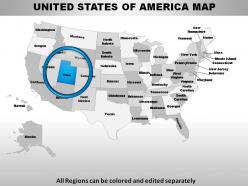 Usa utah state powerpoint maps