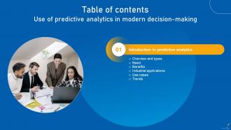 Use Of Predictive Analytics In Modern Decision Making Data Analytics CD Graphical Compatible