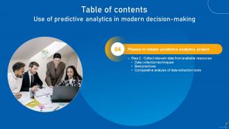 Use Of Predictive Analytics In Modern Decision Making Data Analytics CD Researched Designed