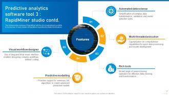 Use Of Predictive Analytics In Modern Decision Making Data Analytics CD Impactful Professional