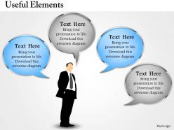 Useful elements powerpoint template slide