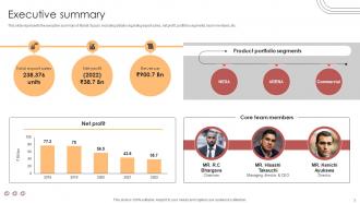 Vehicle Manufacturer Company Profile Powerpoint Presentation Slides CP CD V Interactive Multipurpose