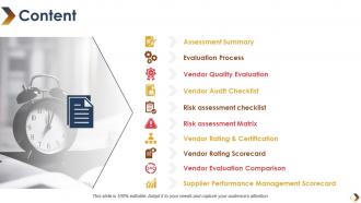 Vendor Evaluation Powerpoint Presentation Slides