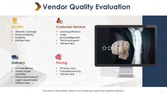 Vendor Evaluation Powerpoint Presentation Slides