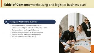 Warehousing And Logistics Business Plan Powerpoint Presentation Slides Professional Attractive