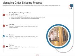 Warehousing logistics powerpoint presentation slides