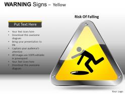 Warning sign yellow powerpoint presentation slides db