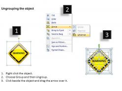 Warning sign yellow powerpoint presentation slides db