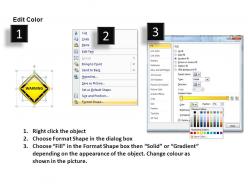 Warning sign yellow powerpoint presentation slides db
