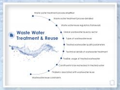 Waste water treatment and reuse regulatory framework ppt microsoft