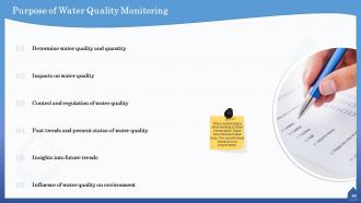 Water quality assessment powerpoint presentation slides