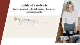 Ways To Optimize Digital Strategy For Better Business Results Strategy CD V Informative